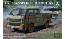 Bundeswehr T3 Transporter Double Cab TAKOM 1:35, сборная модель автомобиля, scale35