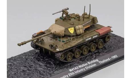 Автомобиль на Службе Спецвыпуск M41A3 Walker Bulldog - 1962, журнальная серия Автомобиль на службе (DeAgostini), Автомобиль на службе, журнал от Deagostini, scale43
