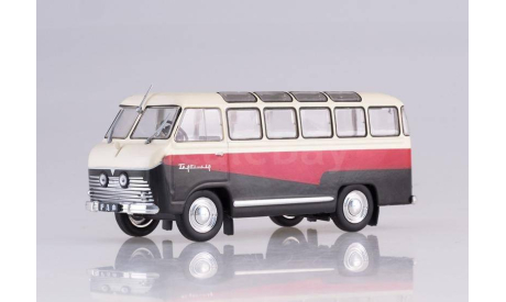 Автолегенды СССР и Соцстран №220 РАФ-10 ’Фестиваль’ без упаковки, журнальная серия Автолегенды СССР (DeAgostini), Автолегенды СССР журнал от DeAgostini, scale43