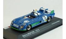 Matra MS670B Winner Le Mans Pescarolo-Larrousse 1974, синий Altaya 1/43, масштабная модель, scale43