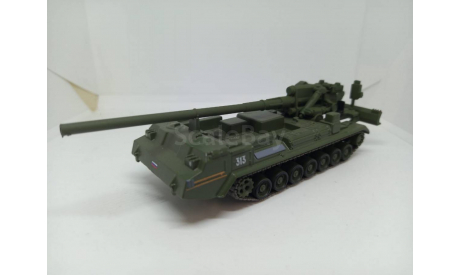 Русские танки №55 САУ 2С7 Пион без упаковки 1:72, журнальная серия Русские танки (GeFabbri) 1:72, scale72