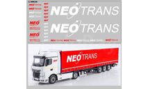 DKMB0025	Набор декалей ТК neotrans вариант 1 Maksiprof 1:43, фототравление, декали, краски, материалы, scale43