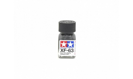 XF-63 GERMAN GREY FLAT, ENAMEL PAINT 10 ML. (НЕМЕЦКИЙ СЕРЫЙ МАТОВЫЙ) TAMIYA 80363, фототравление, декали, краски, материалы, scale0