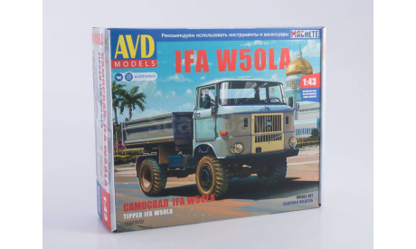 1567AVD IFA W50LA самосвал AVD Models 1:4343, сборная модель автомобиля, scale43