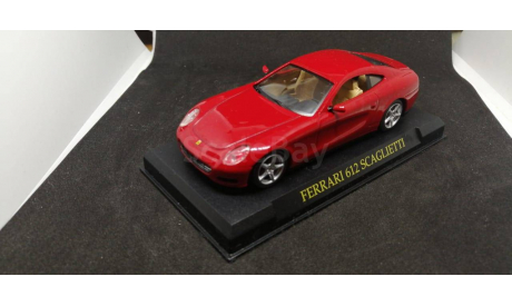 уцFK37 Ferrari Collection №37 612 Scaglietti, без упаковки, масштабная модель, DeAgostini, scale43