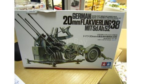 35091Т нем. 2см. FLAKVIERLING 38 1/35 TAMIYA, сборные модели артиллерии, scale35