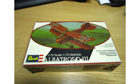 сборная модель: самолет АЛЬБАТРОС Д-3 REVELL 1982 год. 1/72 раритет., сборные модели авиации, scale0