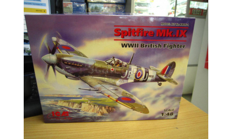 сборная модель: Spitfire mk.IX 48061 1:48 (ICM), сборные модели авиации, scale0