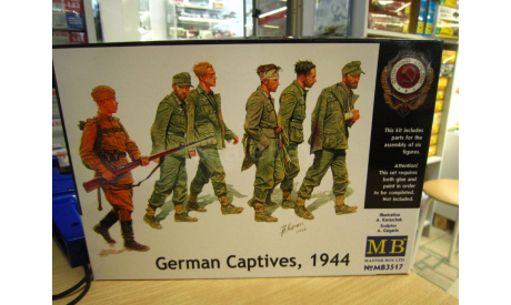 сборная модель: МВ3517 Немецкие пленники 1:35 МВ, миниатюры, фигуры, Master Box, scale0