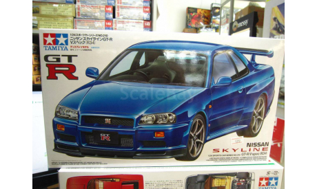 24210 Nissan skyline GT-RV 1/24 TAMIYA синий, сборная модель автомобиля, scale24
