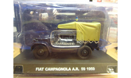 Полицейские СПЕЦВЫПУСК №1 - Fiat Campagnola, журнальная серия Автолегенды СССР (DeAgostini), 1:43, 1/43