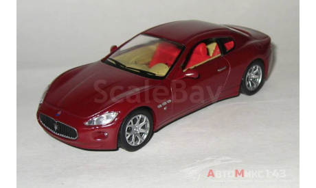 MASERATI GranTurismo, выпуск 22, бордовый ’Kultowe Auta’, масштабная модель, DeAgostini-Польша (Kultowe Auta), scale43