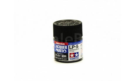 КРАСКА LP-5 Semi Gloss Black (Черная полуглянцевая) краска лаковая, 10 мл. Tamiya 82105, фототравление, декали, краски, материалы, scale0