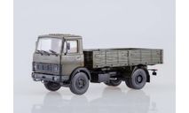 МАЗ-5337 бортовой (ранняя кабина, хаки), 1987 г. Автоистория (АИСТ) 1:43, масштабная модель, scale43