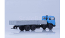 МАЗ-6303 бортовой (голубой/серый) /откидывающаяся кабина/ Автоистория (АИСТ) 1:43, масштабная модель, scale43