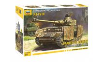 5017 Немецкий средний танк PZ IV-H 1:72 ЗВЕЗДА, сборные модели бронетехники, танков, бтт, scale72