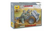 6156 НЕМЕЦКОЕ 75-ММ. ПЕХОТНОЕ ОРУДИЕ С РАСЧЕТОМ 1/72 ЗВЕЗДА, сборные модели артиллерии, scale72