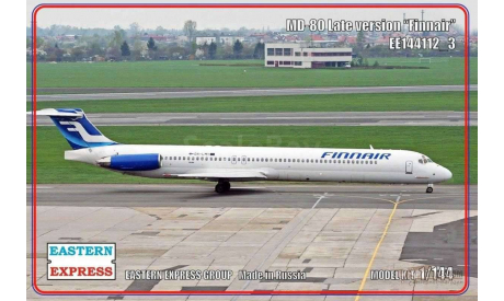 144112_3 Авиалайнет MD-80 поздний 1/144 восточный экспресс, сборные модели авиации, Ильюшин, scale144