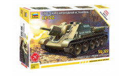 5043 Советская самоходная установка Су-122 1:72 Звезда