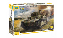 5064 Советский средний танк Т-28 (сборка с клеем) 1/72 ЗВЕЗДА