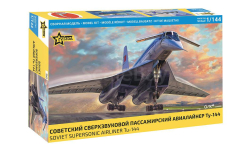 7045 Советский сверхзвуковой пассажирский авиалайнер Ту-144 1:144
