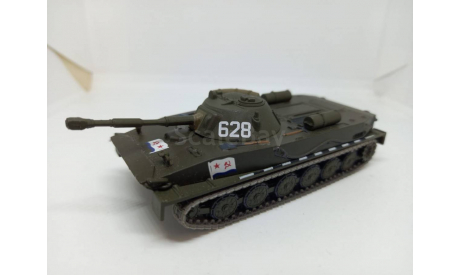 Русские танки  №10 ПТ-76 без упаковки 1:72, журнальная серия Русские танки (GeFabbri) 1:72, Русские танки (Ge Fabbri), scale72