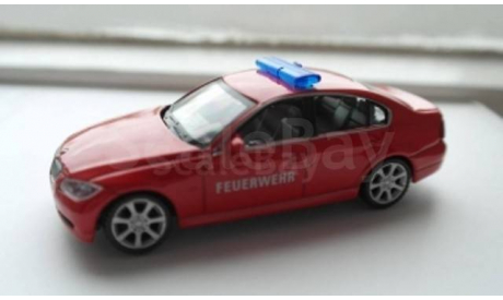 BMW 330i пожарный, масштабная модель, 1:43, 1/43, Welly