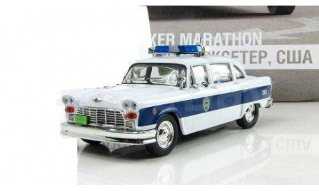 CHECKER MARATON Эксетер, США ПММ № 35, масштабная модель, 1:43, 1/43, Полицейские машины мира, Deagostini