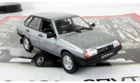 ВАЗ-21099 Спутник АЛ № 56, журнальная серия Автолегенды СССР (DeAgostini), Автолегенды СССР журнал от DeAgostini, scale43