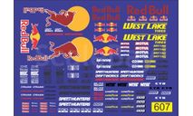 Декаль RED BULL Racing ралли спорт, фототравление, декали, краски, материалы, scale43