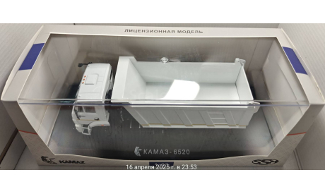 КАМАЗ 6520-38 рестайлинг SSM1250, масштабная модель, scale43