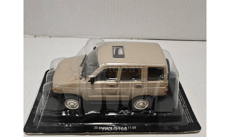 УАЗ-3160 бежевый DeAgostini, масштабная модель, scale43