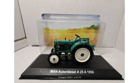MAN Ackerdiesel A 25 A Тракторы: история, люди, машины №75, масштабная модель, Тракторы. История, люди, машины. (Hachette collections), scale43