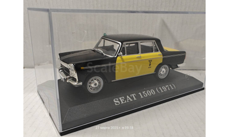 SEAT 1500 BARCELONA TAXI 1970 Altaya TDM10, масштабная модель, Altaya Taxi, scale43