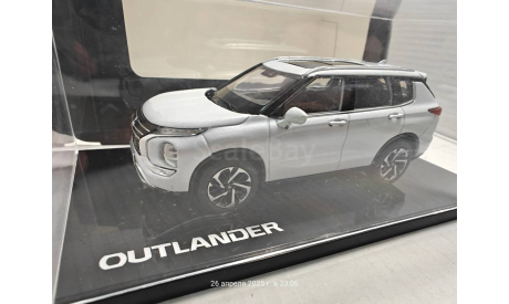 Mitsubishi Outlander  2022 белый	CMD, масштабная модель, scale43, BMW