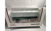 МАЗ 5217 полуприцеп серый/зеленый Автоистория 101111, масштабная модель, Автоистория (АИСТ), 1:43, 1/43