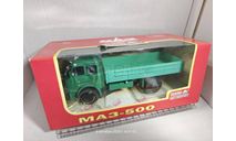 МАЗ 500 бортовой светлозелёный Наш автопром Н283, масштабная модель, scale43
