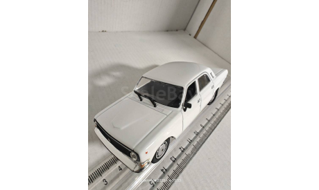 ГАЗ 24-10 Волга белый DeAgostini, масштабная модель, scale43