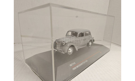МЗМА 401 Москвич 1954 серый Автолегенды СССР, масштабная модель, DeAgostini, scale43
