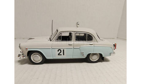МЗМА ‪403 Москвич ралли 1964 ’Монте-Карло’ серый/голубой	DeAgostini, масштабная модель, scale43