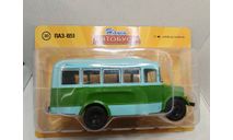 ПАЗ 651 зелёный/голубой MODIMIO Наши Автобусы №30, масштабная модель, scale43
