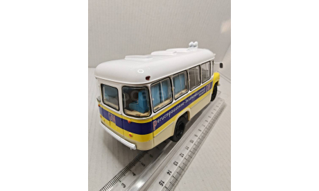 КАвЗ 685 ГАИ MODIMIO Наши Автобусы. Спецвыпуск № 14, масштабная модель, scale43, ЗиС