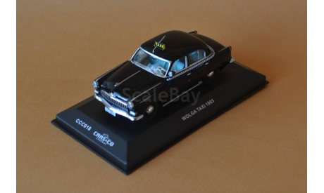 Волга (ГАЗ-21) такси (1965 г.), масштабная модель, IXO Road (серии MOC, CLC), scale43