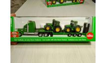 Тягач Freightliner с тракторами John Deere 6820 SIKU 1/87, масштабная модель трактора, scale87