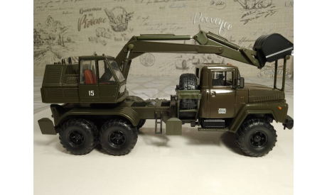 Краз-260 эо-4422 1/43 экскаватор, масштабная модель, Наш Автопром, 1:43