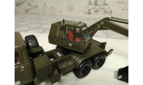 Краз-260 эо-4422 1/43 экскаватор, масштабная модель, Наш Автопром, 1:43