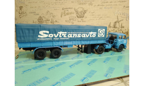 Маз-504В с полуприцепом маз-5205(А), масштабная модель, Наш Автопром, scale43