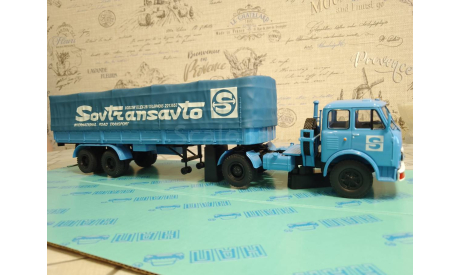 Маз-504В с полуприцепом маз-5205(А), масштабная модель, Наш Автопром, scale43