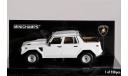 Коллекционная модель. Ламборгини Lamborghini LM002 4x4 1984 Белая Minichamps, масштабная модель, 1:43, 1/43