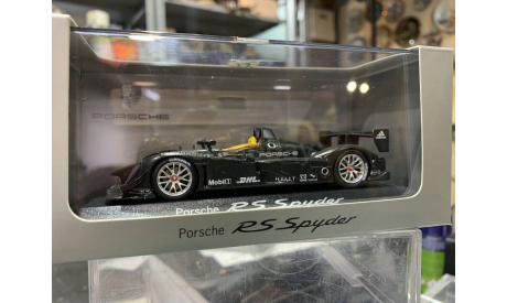 Коллекционная модель. PORSCHE OFFICIAL RS SPYDER ALMS RACECAR TEST CAR 2007, масштабная модель, Minichamps, 1:43, 1/43